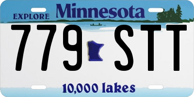 MN license plate 779STT