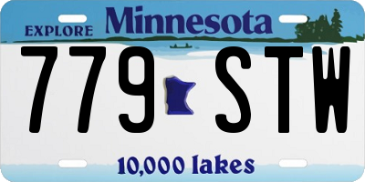 MN license plate 779STW