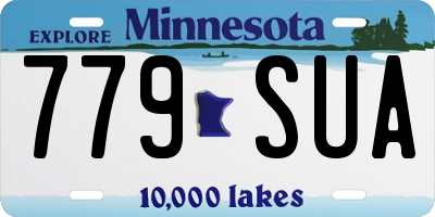 MN license plate 779SUA
