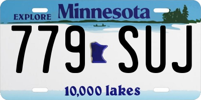 MN license plate 779SUJ