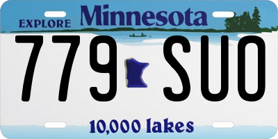MN license plate 779SUO