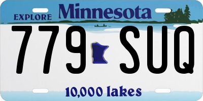 MN license plate 779SUQ