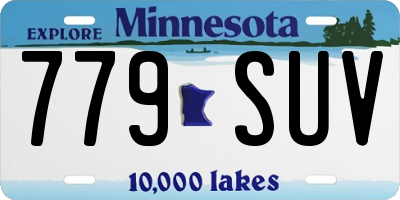 MN license plate 779SUV