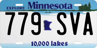 MN license plate 779SVA