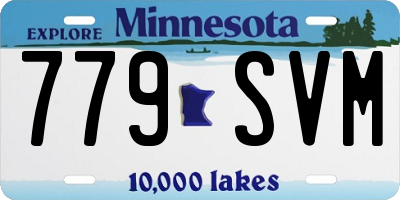 MN license plate 779SVM