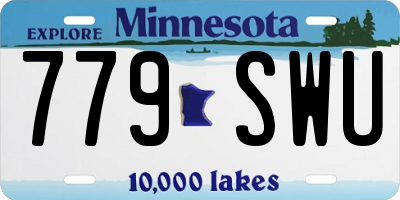 MN license plate 779SWU