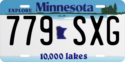 MN license plate 779SXG