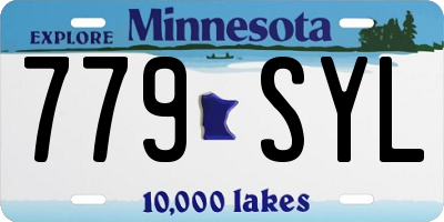 MN license plate 779SYL