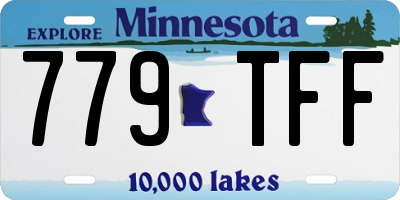 MN license plate 779TFF