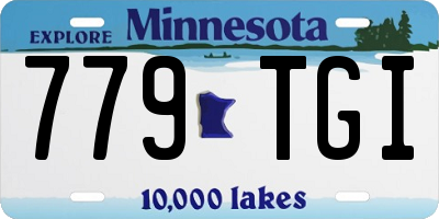 MN license plate 779TGI
