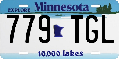 MN license plate 779TGL