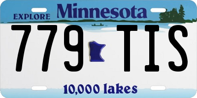 MN license plate 779TIS