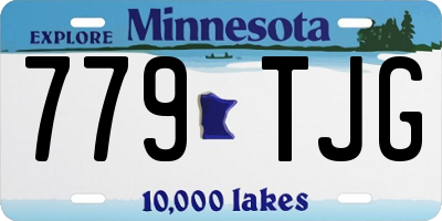 MN license plate 779TJG