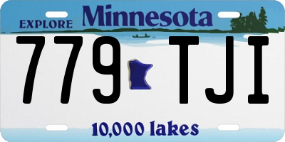 MN license plate 779TJI