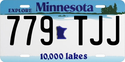 MN license plate 779TJJ