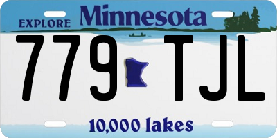 MN license plate 779TJL