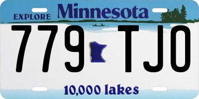 MN license plate 779TJO