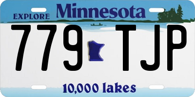 MN license plate 779TJP
