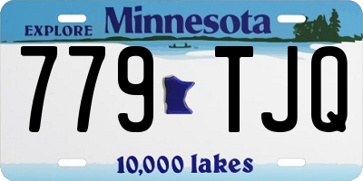 MN license plate 779TJQ