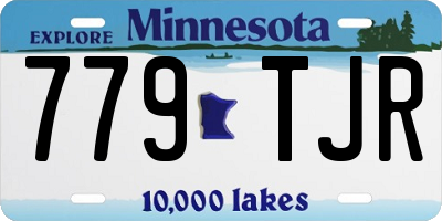 MN license plate 779TJR