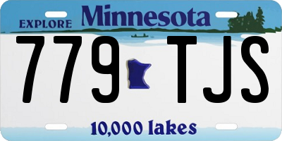 MN license plate 779TJS