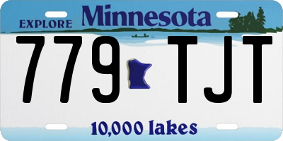 MN license plate 779TJT