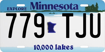 MN license plate 779TJU