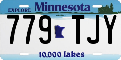 MN license plate 779TJY