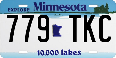 MN license plate 779TKC