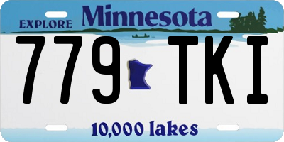 MN license plate 779TKI