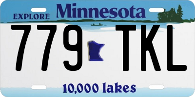 MN license plate 779TKL