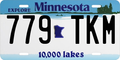 MN license plate 779TKM