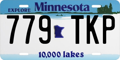 MN license plate 779TKP