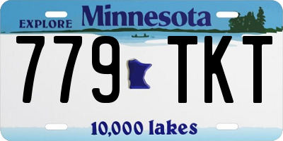 MN license plate 779TKT