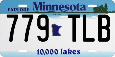 MN license plate 779TLB