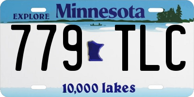 MN license plate 779TLC