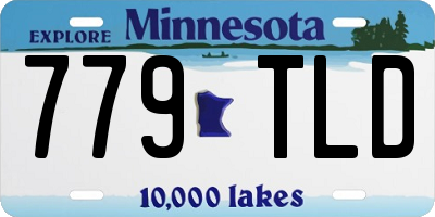 MN license plate 779TLD