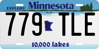 MN license plate 779TLE