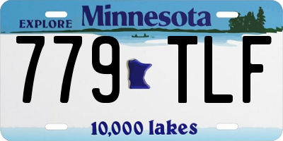 MN license plate 779TLF