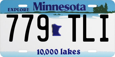 MN license plate 779TLI