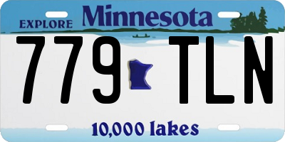 MN license plate 779TLN