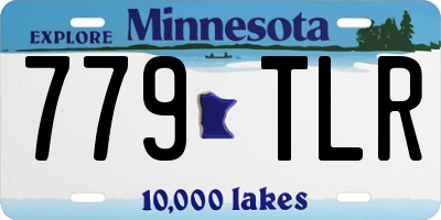 MN license plate 779TLR