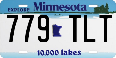 MN license plate 779TLT