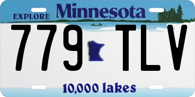 MN license plate 779TLV