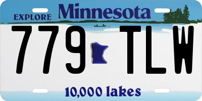 MN license plate 779TLW