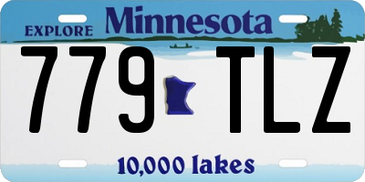 MN license plate 779TLZ