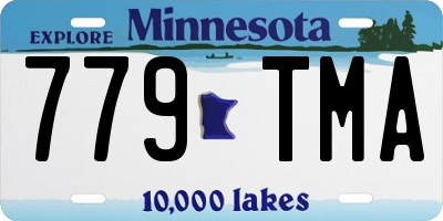 MN license plate 779TMA