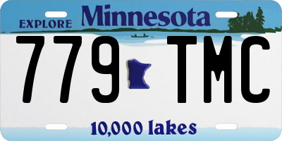 MN license plate 779TMC