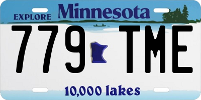 MN license plate 779TME