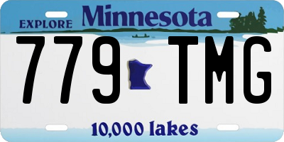 MN license plate 779TMG